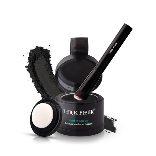 THICK FIBER Root Touch Up & Hairline Powder with Precise Brush